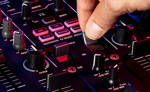 numark mixtrack pro fx close up